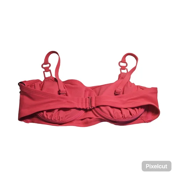 NWT Shade & Shore Size 36 DDPink Bikini Top with underwire - Picture 5 of 9